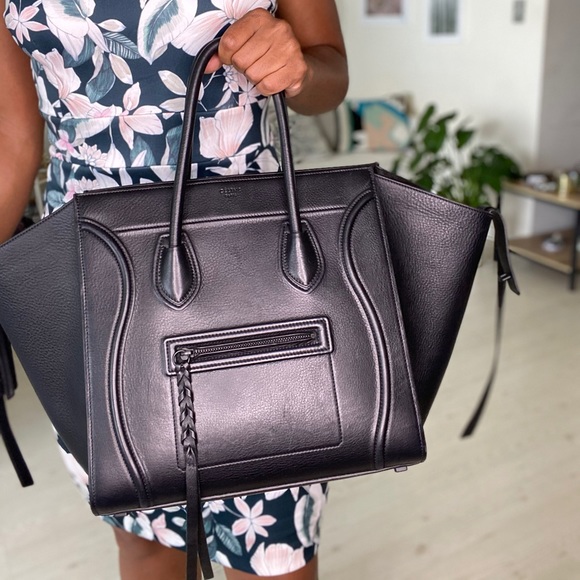 Celine Handbags - Like new Celine Phantom Black